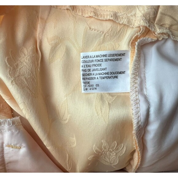 Jamie Sadock Active Capri Pants Womens Size 6 Stretch Pastel Orange Floral - Picture 7 of 9